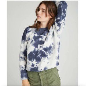 Richer Poorer Recycled Fleece Sweatshirt in Blue Storm Wash